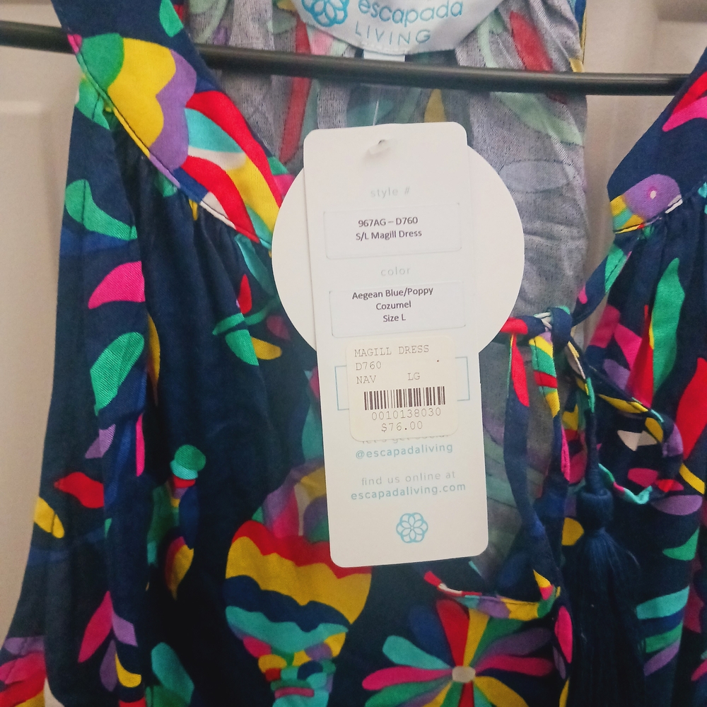 Escapada Multicolor Sleeveless Dress - Picture 4 of 9